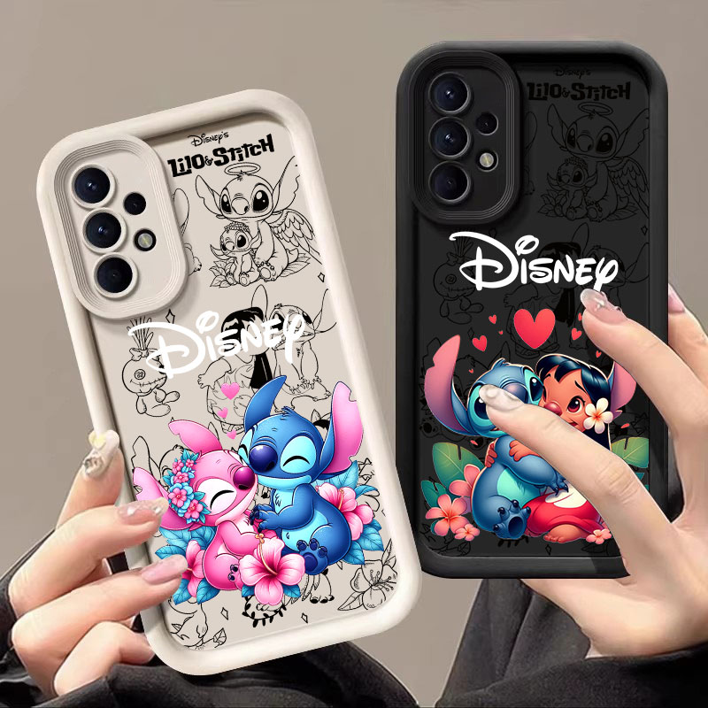 Samsung Galaxy A55 - エンジェルとスティッチ コアラ ディズニー ケース Samsung Galaxy