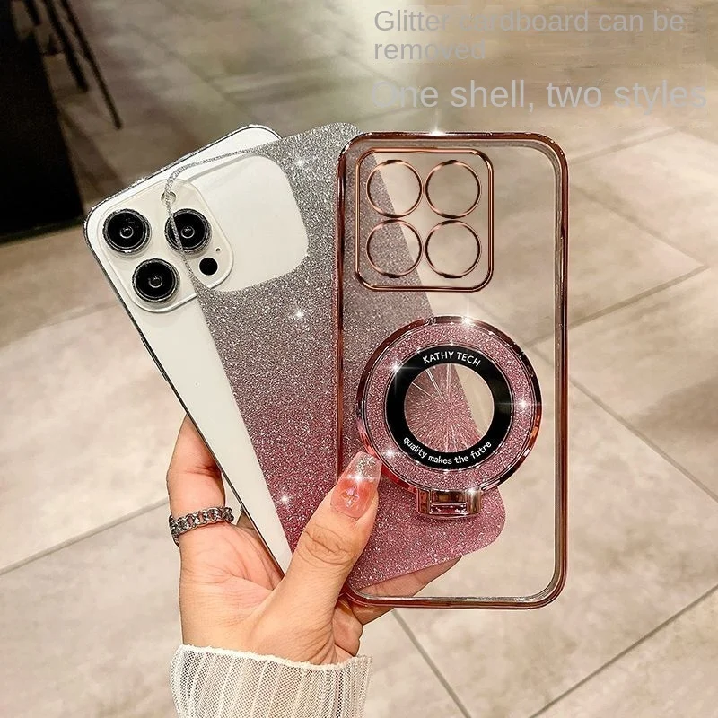 メッキ磁気リングホルダー電話ケース VIVO V40 プロ  - Vivo Y28 のレビューと価格
