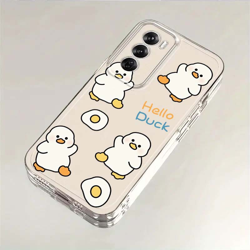 アヒル漫画かわいいアニメアートケース OPPO A11 A1 - Oppo A78 のレビューと価格