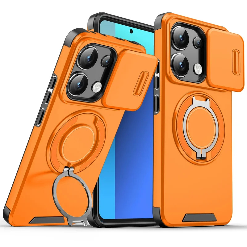 耐衝撃アーマー磁気ブラケットケース Xiaomi Redmi - Camera Lens Protector のレビューと価格