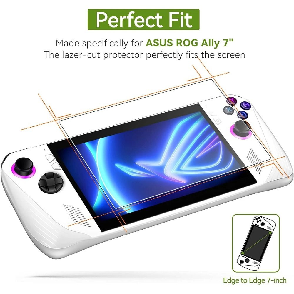 3 個入りアクセサリー ゲームコンソール スクリーン プロテ - Curved Edge Screen のレビューと価格
