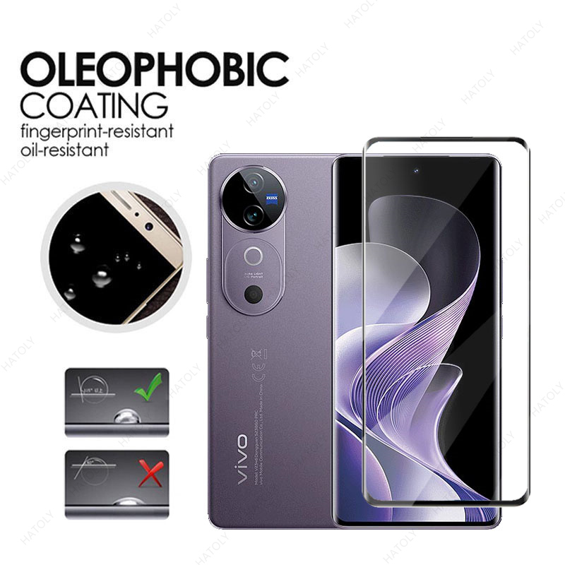 Vivo V405g用の3D強化ガラススクリーン,カメラレン - Vivo V40 のレビューと価格