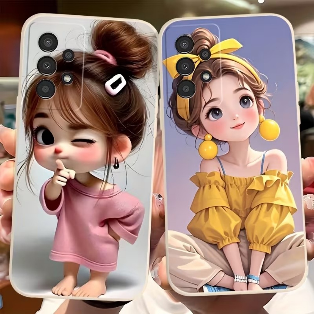 かわいい漫画の女の子柄デザインのスマホケース、Samsung - Samsung Galaxy S24 のレビューと価格