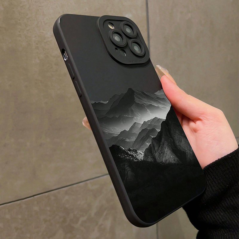 ブラックマウンテン INSデザイン シリコン製スマホケース  - Xiaomi Redmi Note 13 のレビューと価格